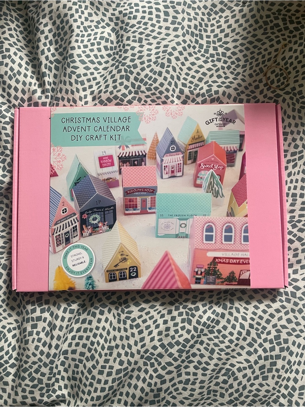 Merry and Bright Village Advent Calendar DIY Crafty Project